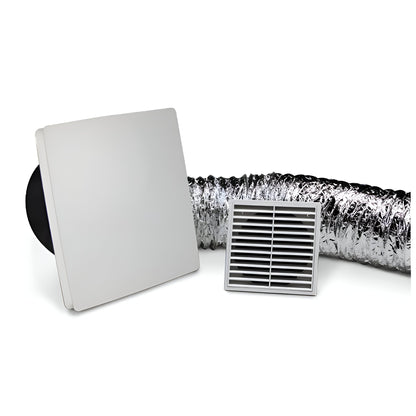 Fantech Rapid Response Fan Kit - Fan, 6cm Duct and Grilles - Mases LightingFantech