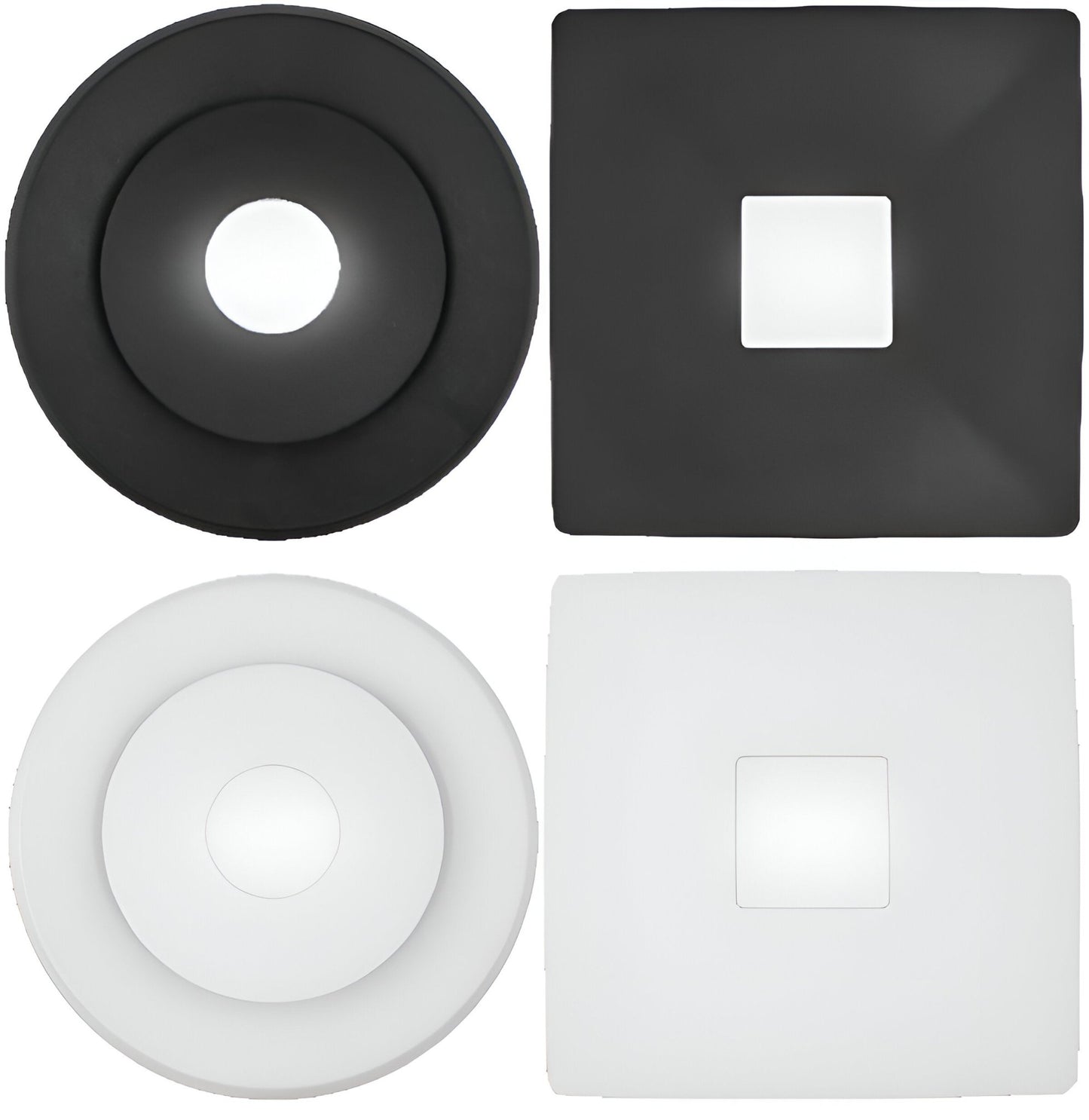 Fantech RAPID - Round/Square Response Grilles with Led - Only Accessory - Mases LightingFantech