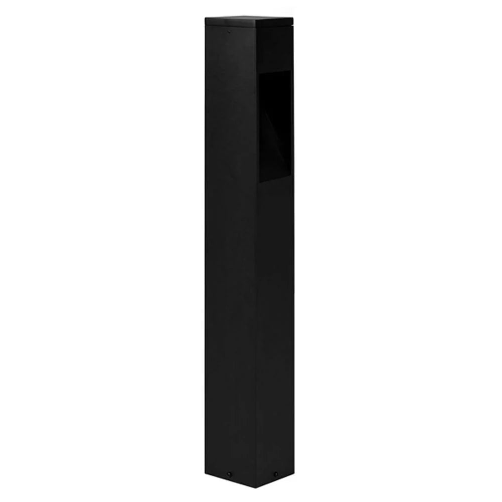 Fedor Square LED Bollard Light Large CCT in Aluminium Black Havit Lighting - HV1631T-BLK-SQ