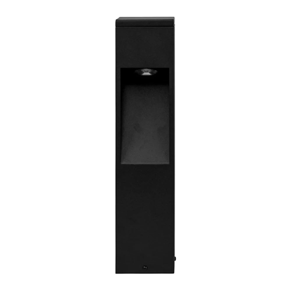 Fedor Square LED Bollard Light Small CCT in Aluminium Black Havit Lighting - HV1630T - BLK - SQ - Mases LightingHavit Lighting