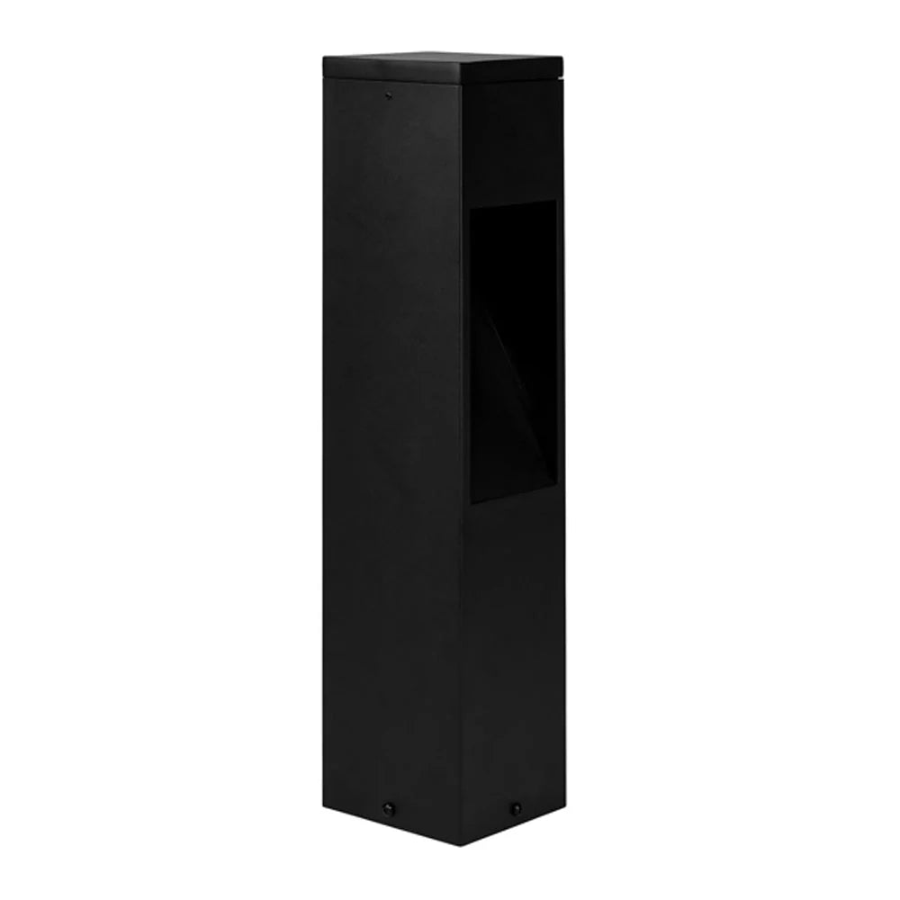 Fedor Square LED Bollard Light Small CCT in Aluminium Black Havit Lighting - HV1630T-BLK-SQ