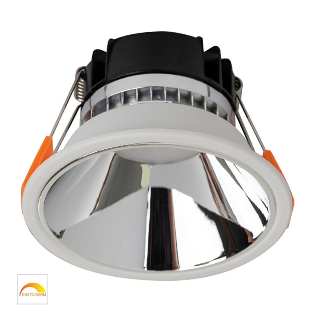 Gleam LED Downlight 9w Black, White CCT HV5528D2W Havit Lighting