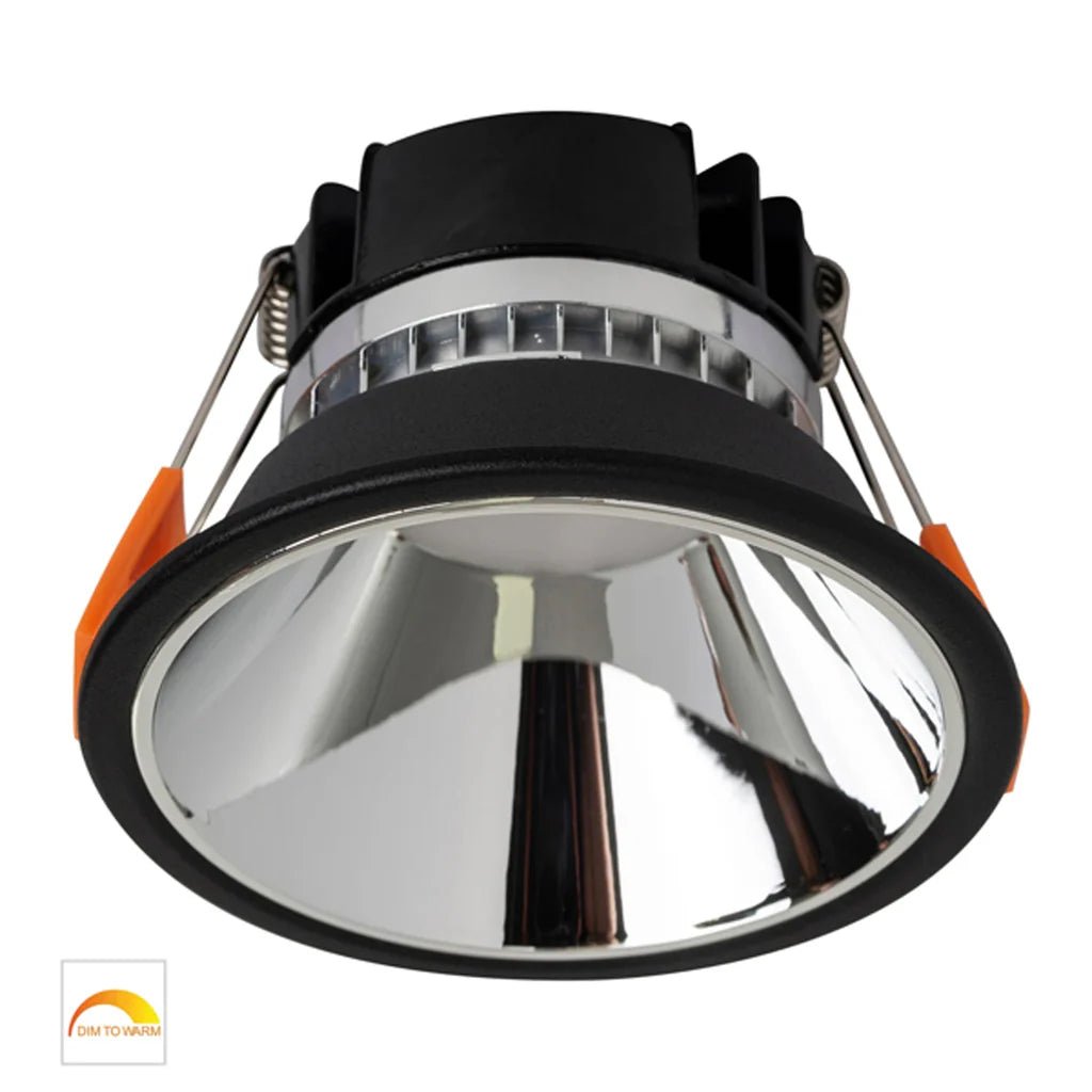 Gleam LED Downlight 9w Black, White CCT HV5528D2W Havit Lighting