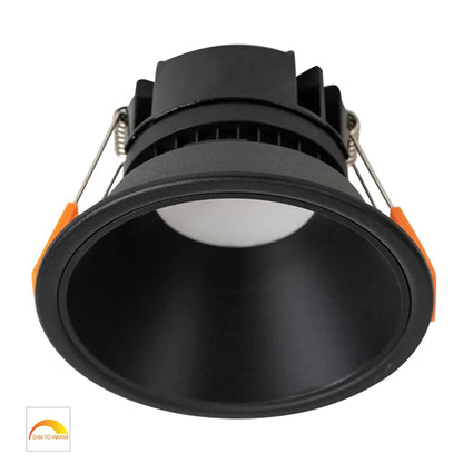 Gleam LED Downlight 9w Black, White CCT HV5528D2W Havit Lighting - Mases LightingHavit Lighting