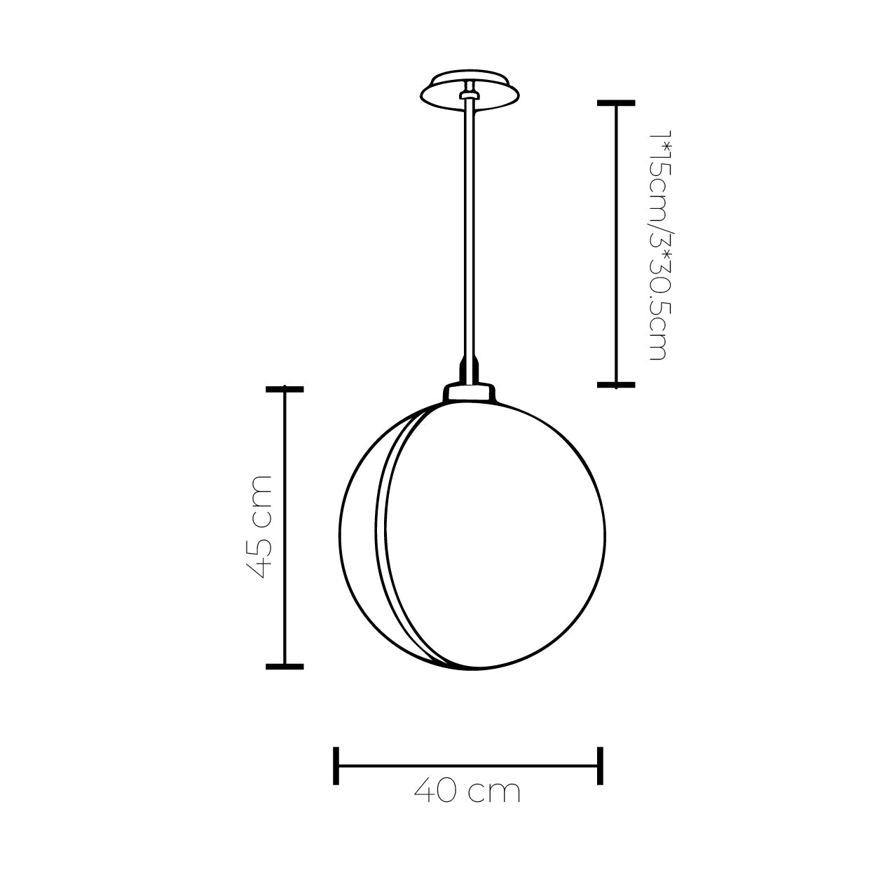 Glow Marble Pendant | Lighting Creations - Mases LightingLighting Creations