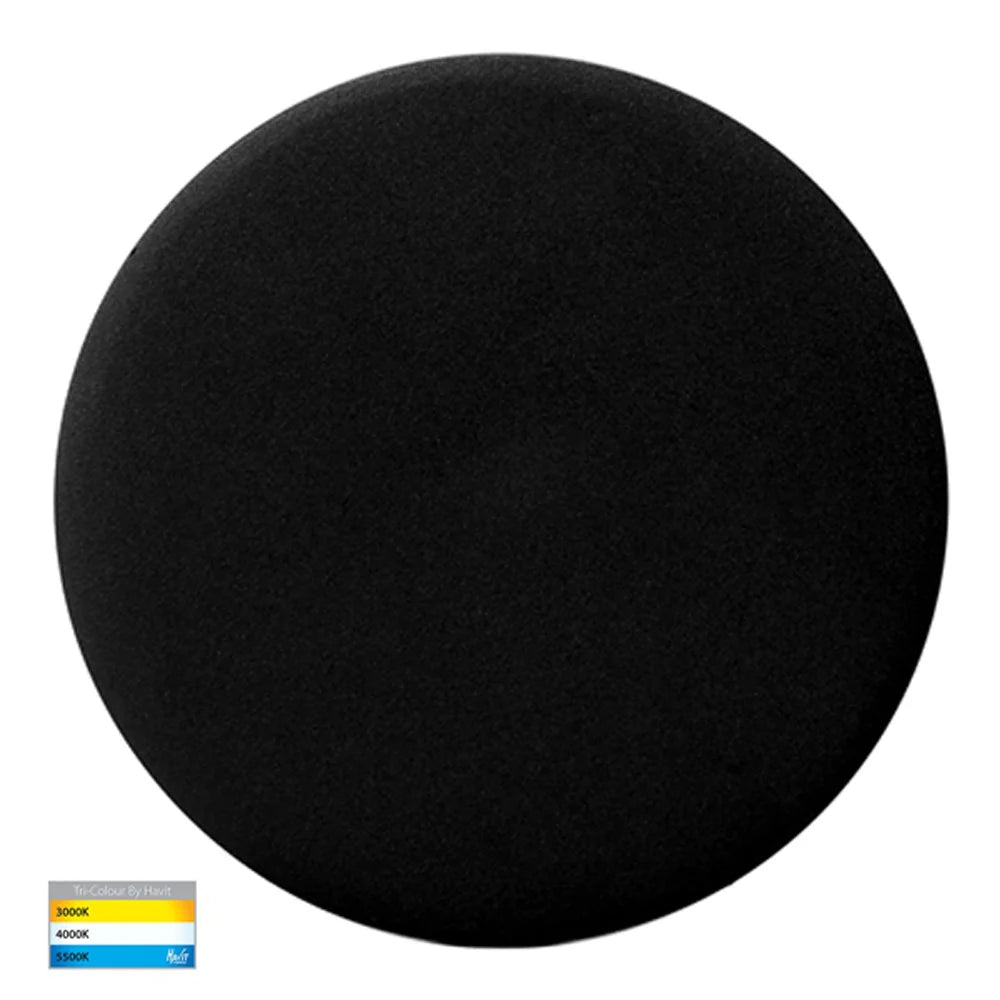 Halo LED Wall Light CCT 24w in Black or White Havit Lighting - HV3594T - Mases LightingHavit Lighting