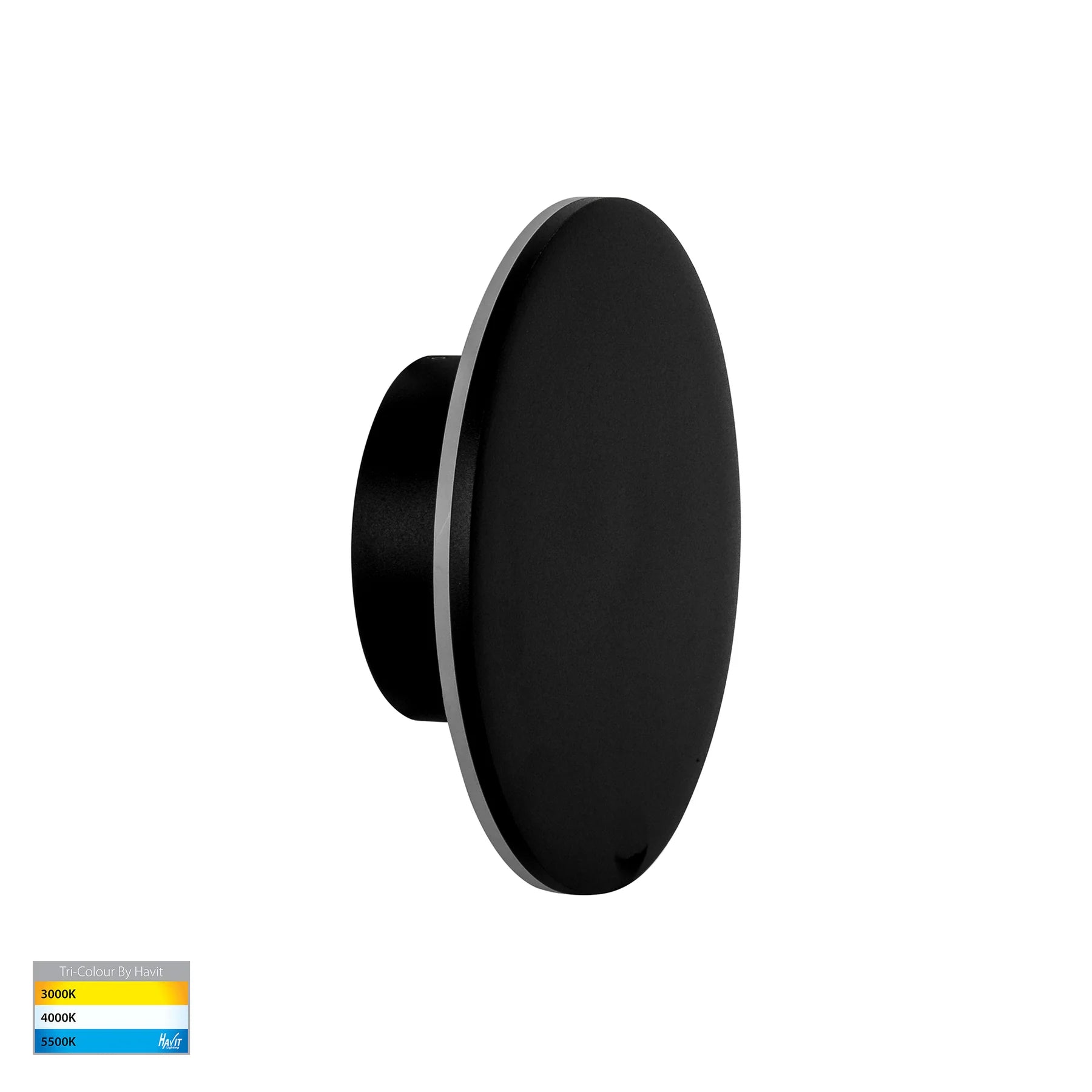 Halo LED Wall Light CCT 7w in Black or White Havit Lighting - HV3591T
