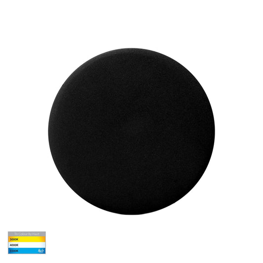 Halo LED Wall Light CCT 7w in Black or White Havit Lighting - HV3591T - Mases LightingHavit Lighting