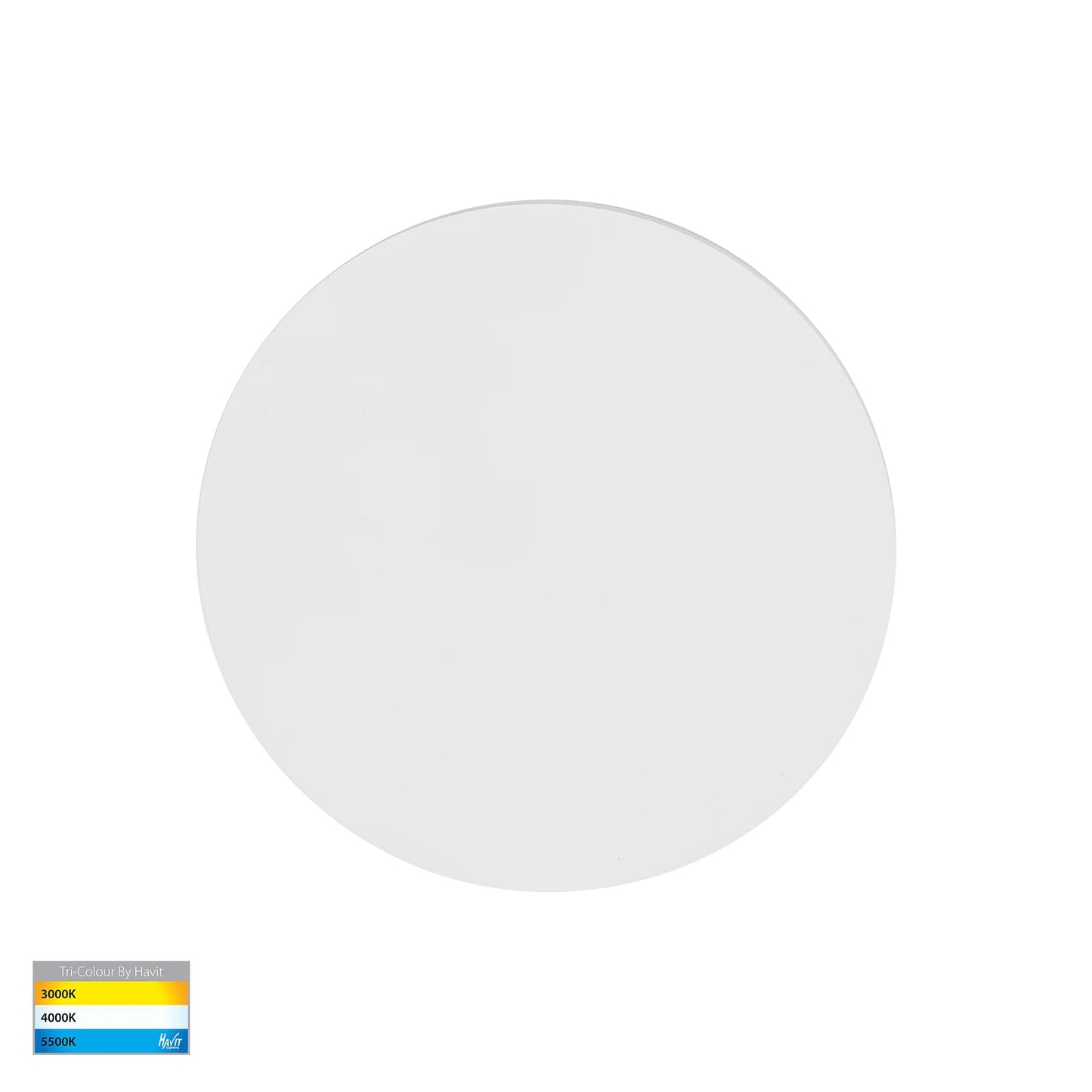 Halo LED Wall Light CCT 7w in Black or White Havit Lighting - HV3591T - Mases LightingHavit Lighting