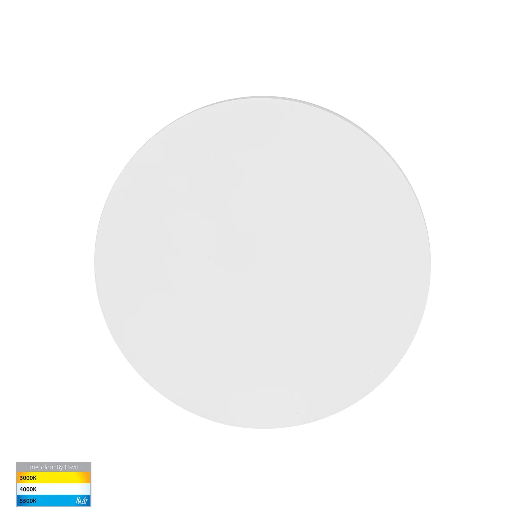 Halo LED Wall Light CCT 7w in Black or White Havit Lighting - HV3591T