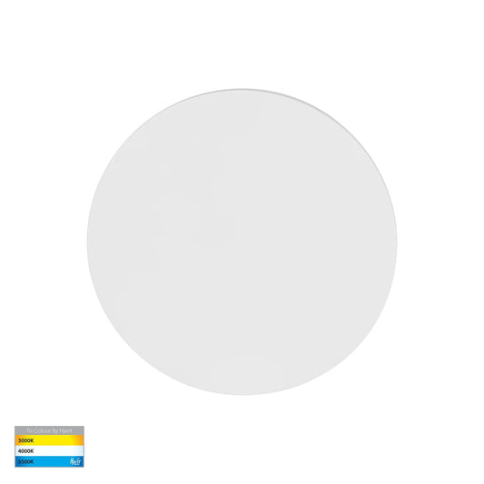 Halo LED Wall Light CCT 7w in Black or White Havit Lighting - HV3591T - Mases LightingHavit Lighting