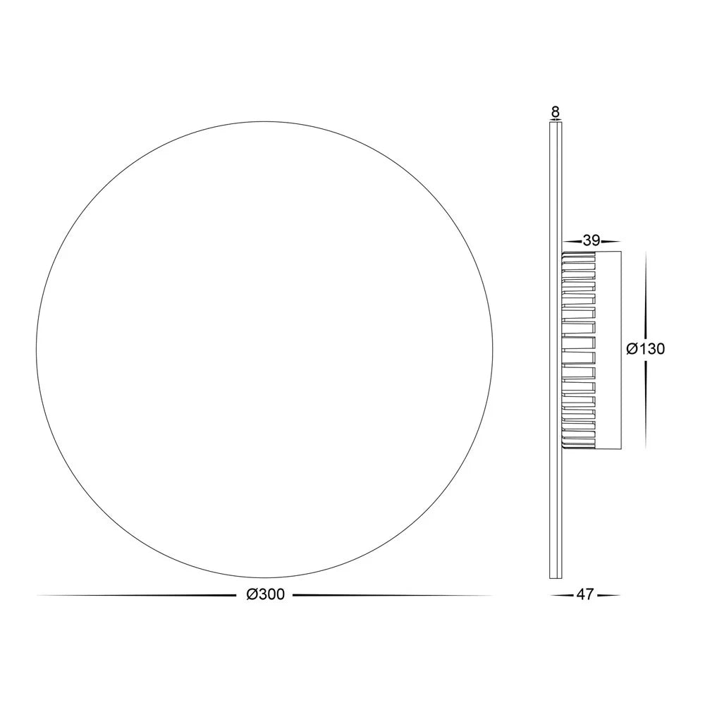 Halo LED Wall Light RGBW 24w in Black or White Havit Lighting - HV3594RGBW