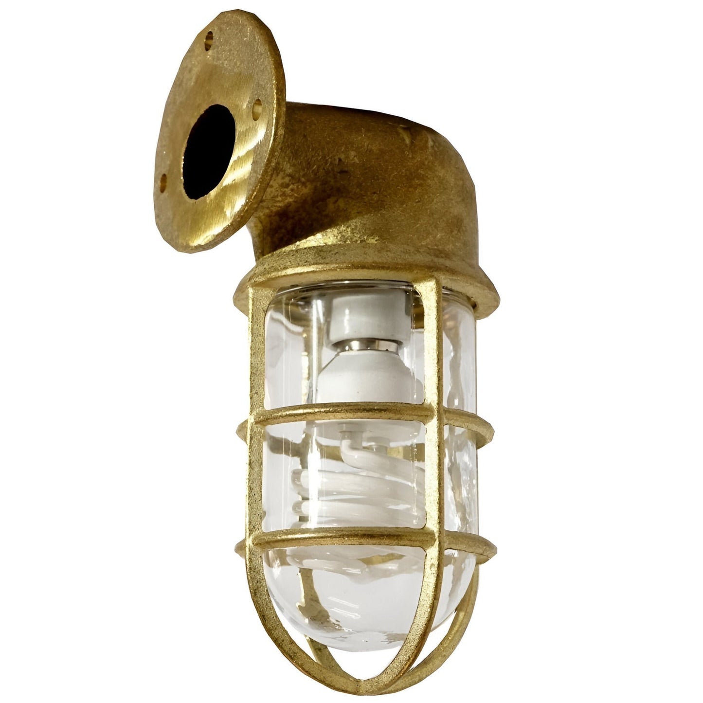 Harbour Exterior Solid Brass Wall Light - IP56 - Mases LightingLode Lighting