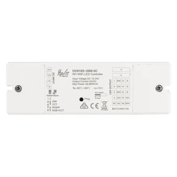 Havit 5 Channel 12V/24V WIFI + RF LED Strip Receiver - HV9105 - 1009 - 5C - Mases LightingHavit Lighting