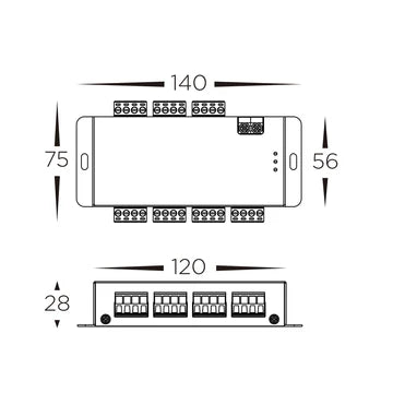 Havit 6 Channel SPI Repeater - HV9104 - SPI - 6CH - Mases LightingHavit Lighting