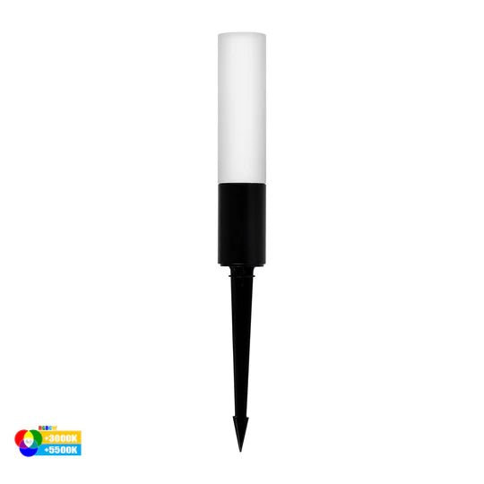 Havit Akril Aluminium Black RGBCW Garden Spike Light - HV1449RGBCW - BLK - 24V - Mases LightingHavit Lighting