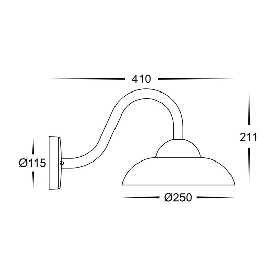 Havit Arkua Aluminium LED Wall Light in White or Black - HV3518T - Mases LightingHavit Lighting