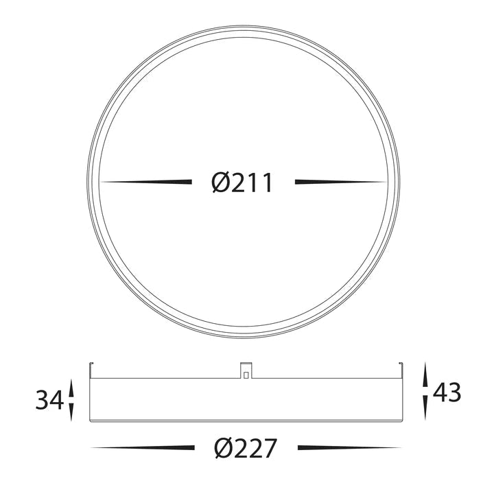 Havit Auster Trims to suit HV5863S - WHT - Mases LightingHavit Lighting
