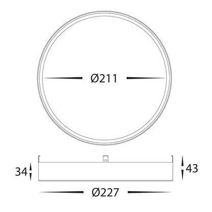 Havit Auster Trims to suit HV5863S - WHT - Mases LightingHavit Lighting