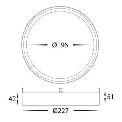 Havit Auster Trims to suit HV5863S - WHT - Mases LightingHavit Lighting
