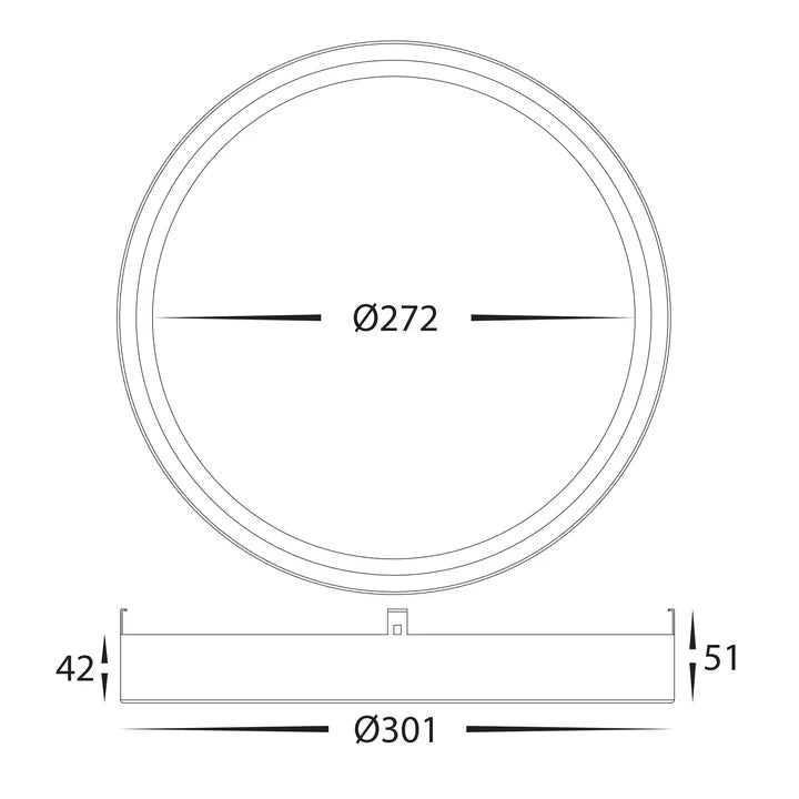 Havit Auster Trims to suit HV5864S - WHT - Mases LightingHavit Lighting