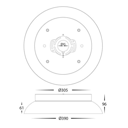 Havit Auster Trims to suit HV5864S - WHT - Mases LightingHavit Lighting