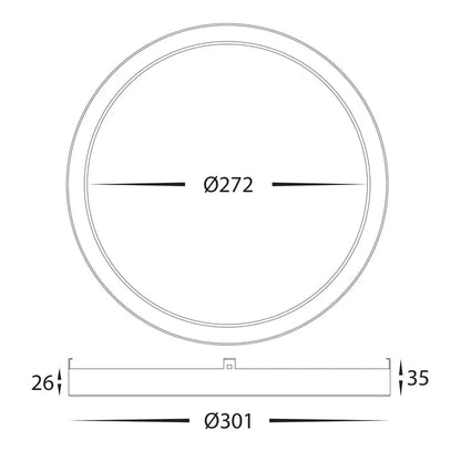 Havit Auster Trims to suit HV5864S - WHT - Mases LightingHavit Lighting