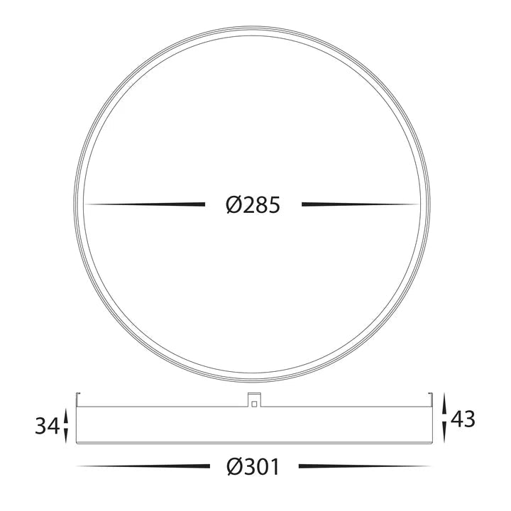Havit Auster Trims to suit HV5864S - WHT - Mases LightingHavit Lighting