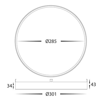 Havit Auster Trims to suit HV5864S - WHT - Mases LightingHavit Lighting