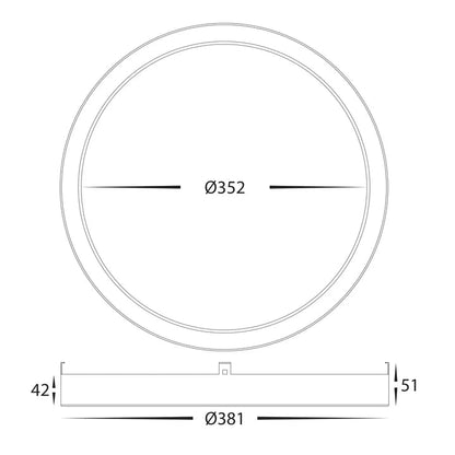 Havit Auster Trims to suit HV5865S - WHT - Mases LightingHavit Lighting