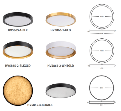 Havit Auster Trims to suit HV5865S - WHT - Mases LightingHavit Lighting