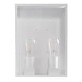 Havit Bayside 2 Light 316 Stainless Steel White External Wall Light HV36592W - WHT - Mases LightingHavit Lighting