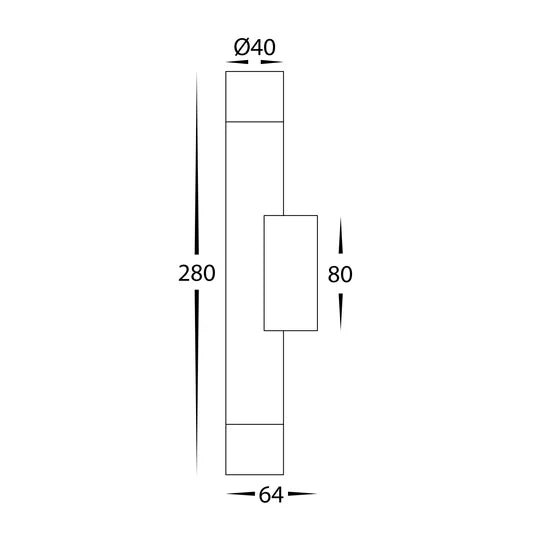 Havit Dugo Aluminium White Up & Down Wall Light - HV10393T - Mases LightingHavit Lighting