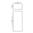 Havit Essil 12W 240V Up & Down Dimmable LED Wall Light Tri - Colour in Black or White - Mases LightingHavit Lighting