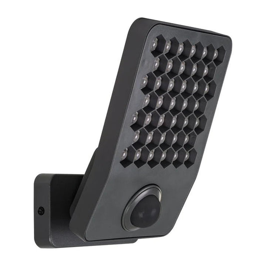 Havit Favo Aluminium Grey LED Floodlight With or Without Sensor - Mases LightingHavit Lighting