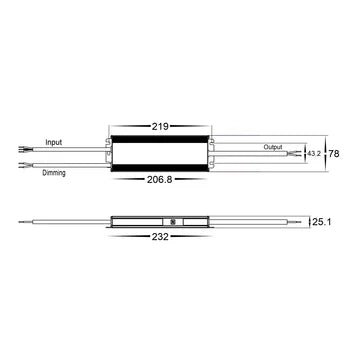 Havit HV96631-12V100W | HV96631-24V100W- 100W Dali 2 + Push Dim Dimmable LED Driver