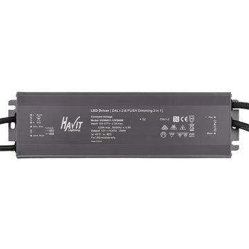 Havit HV96631 - 12V200W | HV96631 - 24V200W - 200W Dali 2 + Push Dim Dimmable LED Driver - Mases LightingHavit Lighting