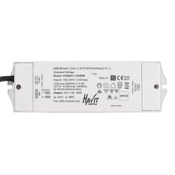 Havit HV96631 - 12V60W | HV96631 - 24V60W - 60W Dali 2 + Push Dim Dimmable LED Driver - Mases LightingHavit Lighting