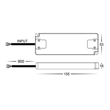 Havit Indoor LED Strip Driver 20w/30w IP20 in White - HV9666-30W