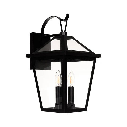 Havit Karter Galvanised Iron Black Wall Light - HV3538W - S - BLK - Mases LightingHavit Lighting