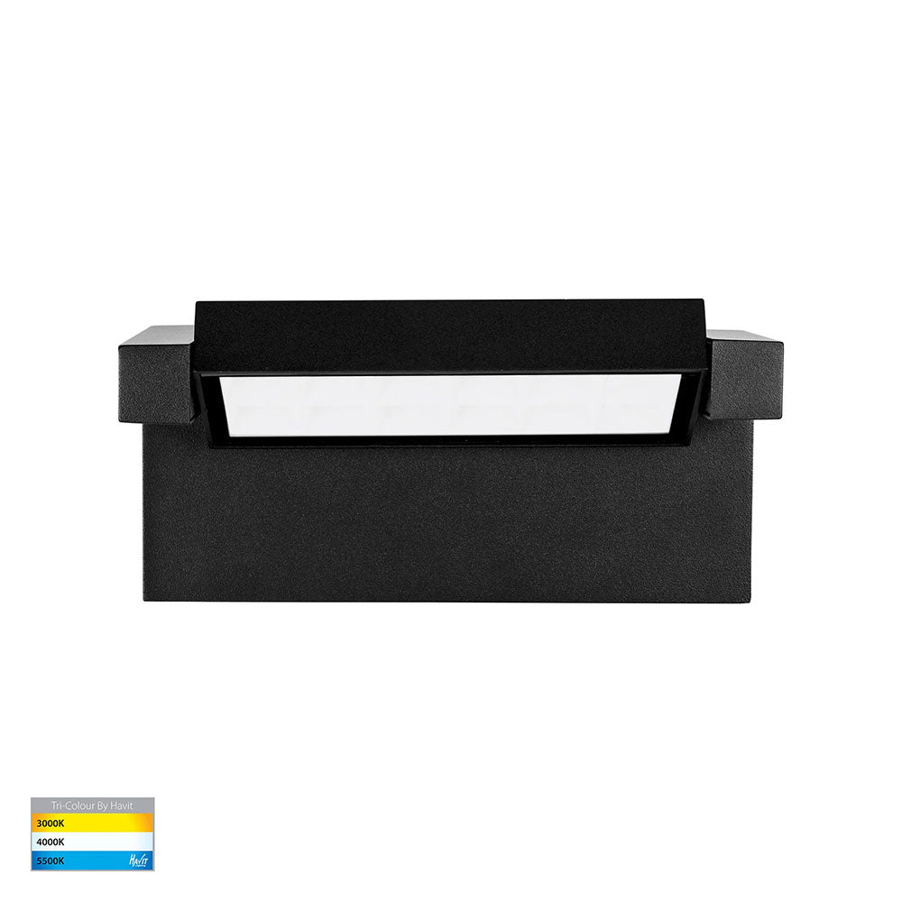 Havit Locu Aluminium Black Adjustable LED Floodlight 12w - 24w - 36w With or Without Sensor