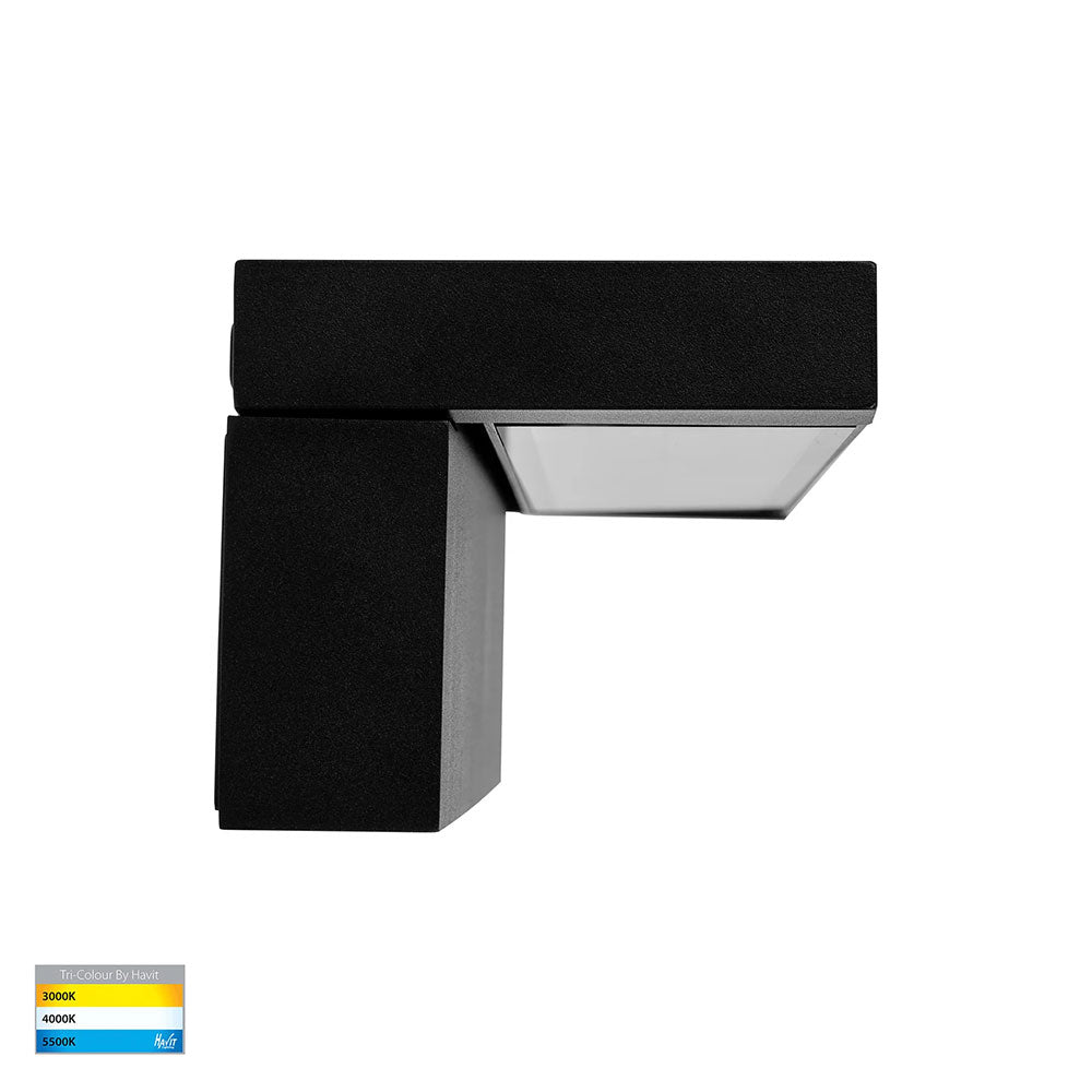 Havit Locu Aluminium Black Adjustable LED Floodlight 12w - 24w - 36w With or Without Sensor