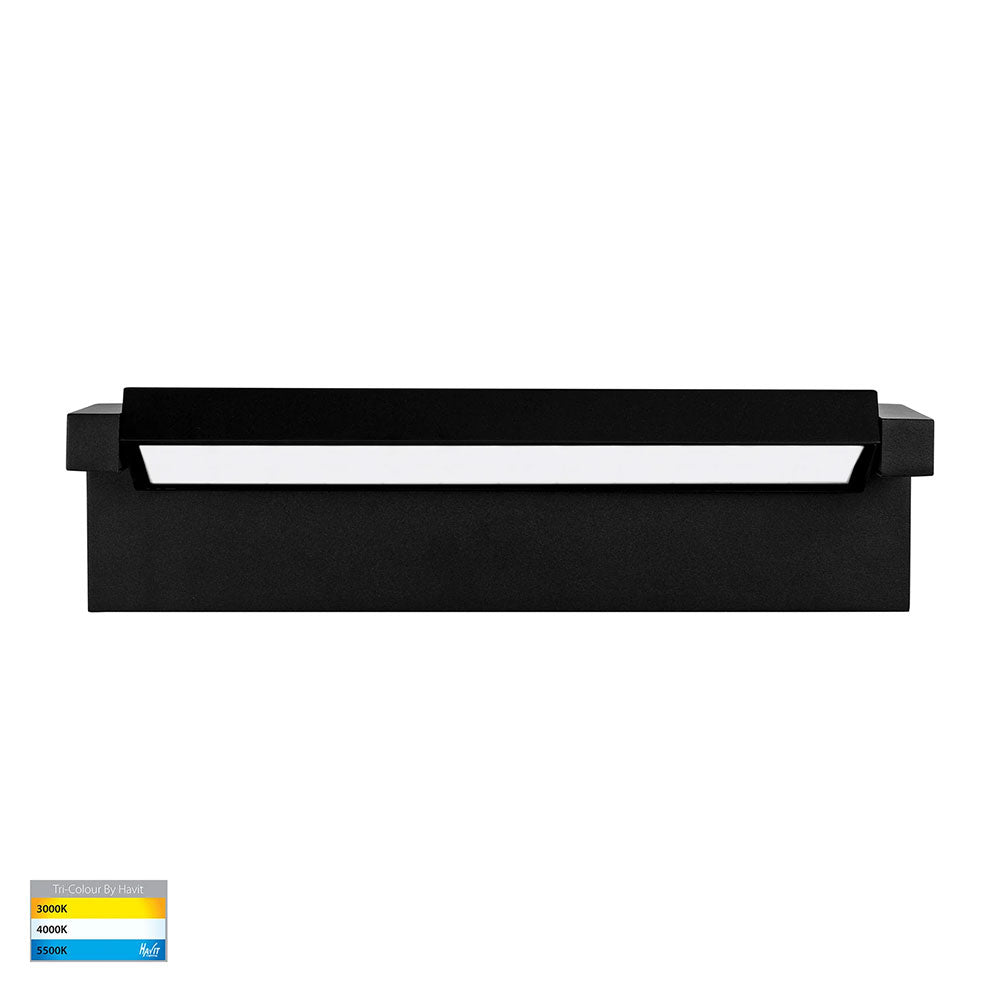 Havit Locu Aluminium Black Adjustable LED Floodlight 12w - 24w - 36w With or Without Sensor