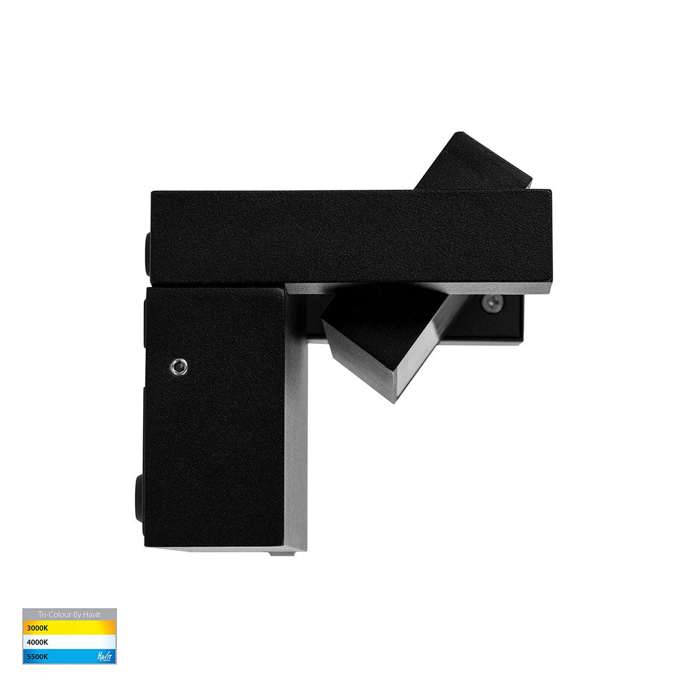Havit Locu Aluminium Black Adjustable LED Floodlight 12w - 24w - 36w With or Without Sensor