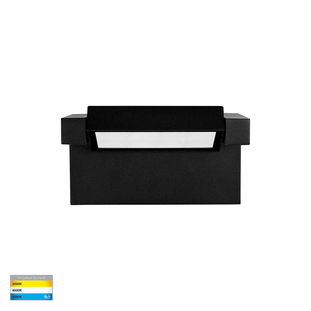 Havit Locu Aluminium Black Adjustable LED Floodlight 12w - 24w - 36w With or Without Sensor
