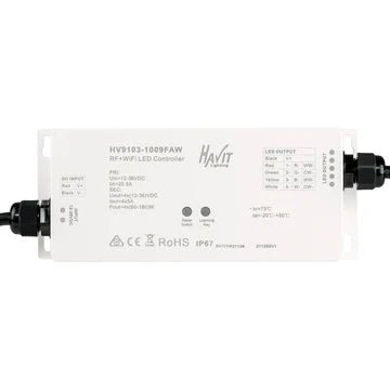 Havit Multi Colour RF + WIFI 4 Channel LED Strip Receiver - HV9103 - 1009FAW - Mases LightingHavit Lighting