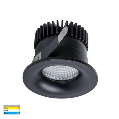 Havit Niche Round Recessed Downlight in Black or White - HV5703T - Mases LightingHavit Lighting