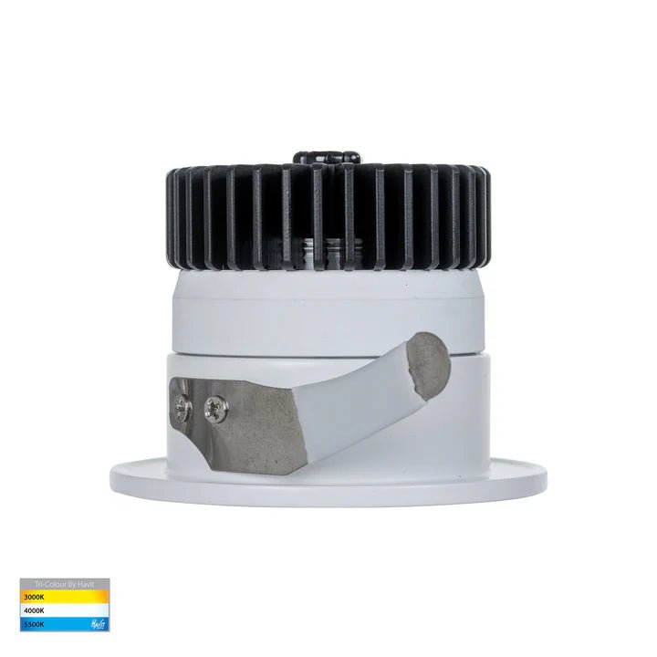 Havit Niche Round Recessed Downlight in Black or White - HV5703T - Mases LightingHavit Lighting