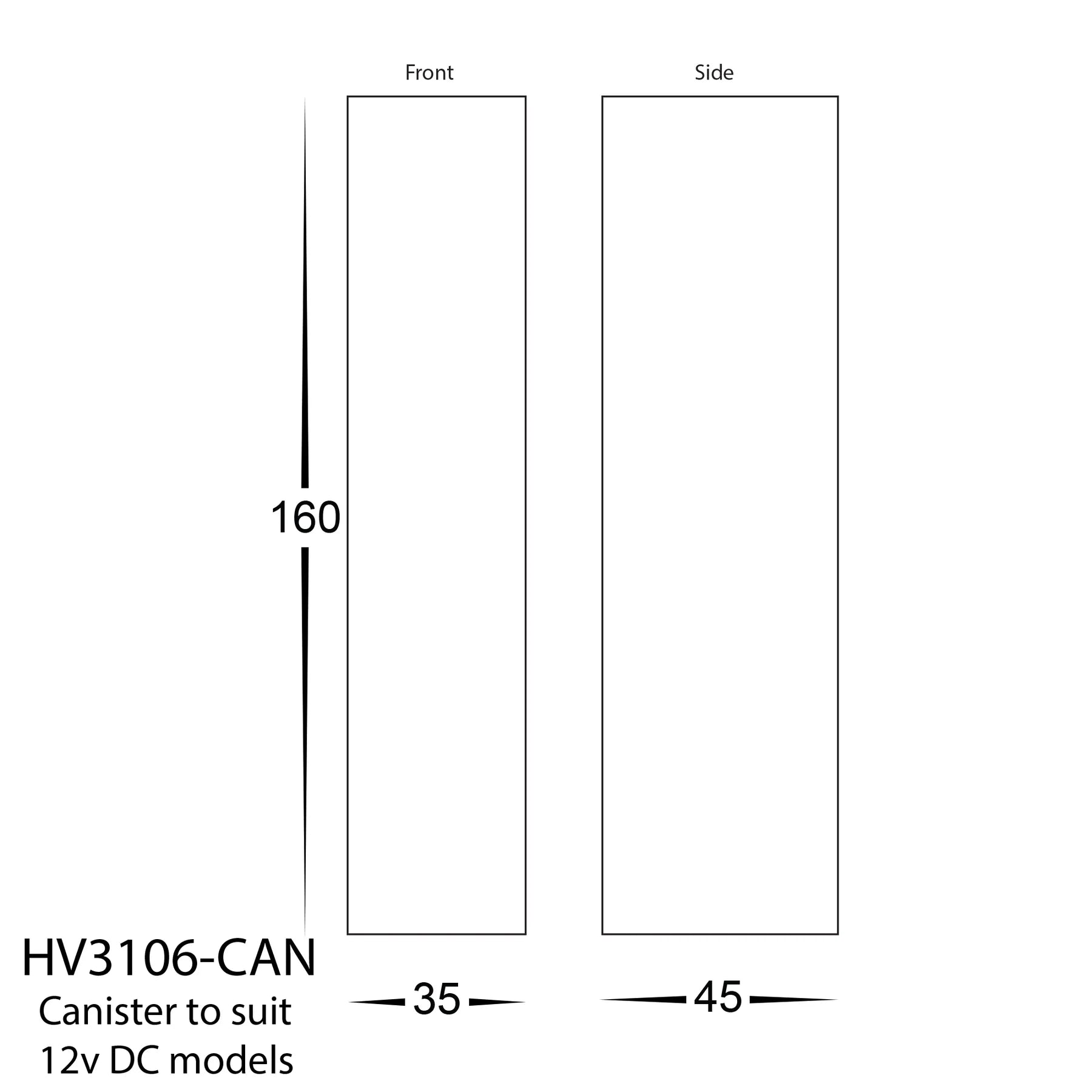 Havit PASO Black or White Recessed LED Step Light 240V AC or 12V - Mases LightingHavit Lighting