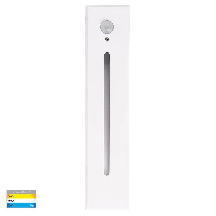 Havit Paso Recessed LED Step Light with Sensor in Black or White - Mases LightingHavit Lighting